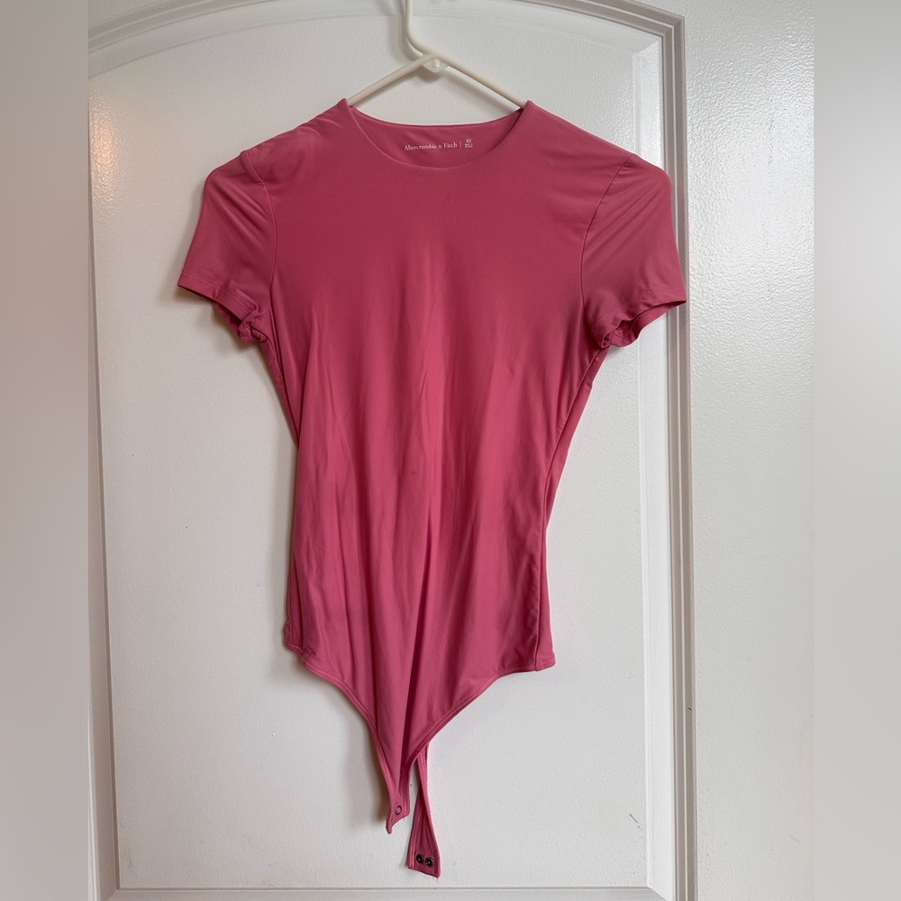 pink abercrombie bodysuit